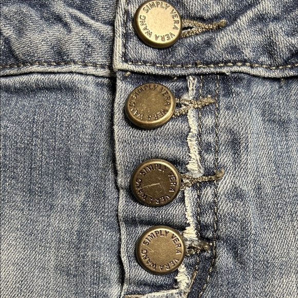 Vera Wang Dark Blue Straight Leg Capri - Picture 3 of 7